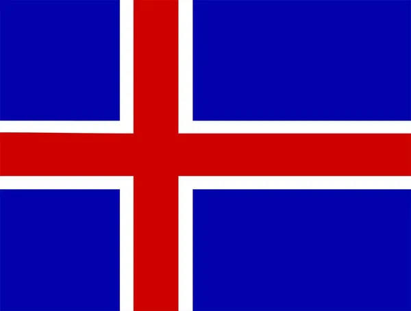 Islandia bandera —  Fotos de Stock