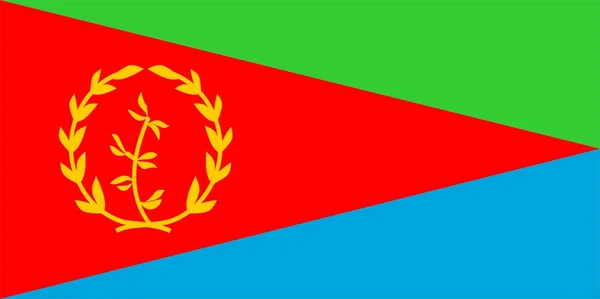 Eritrea zászlaja — Stock Fotó