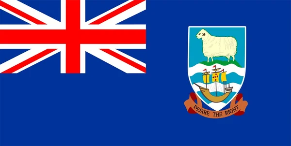 Flag Of Falkland Islands — Stock Photo, Image