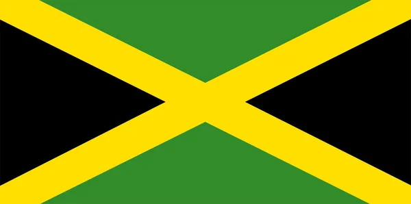 Jamaica flagga — Stockfoto