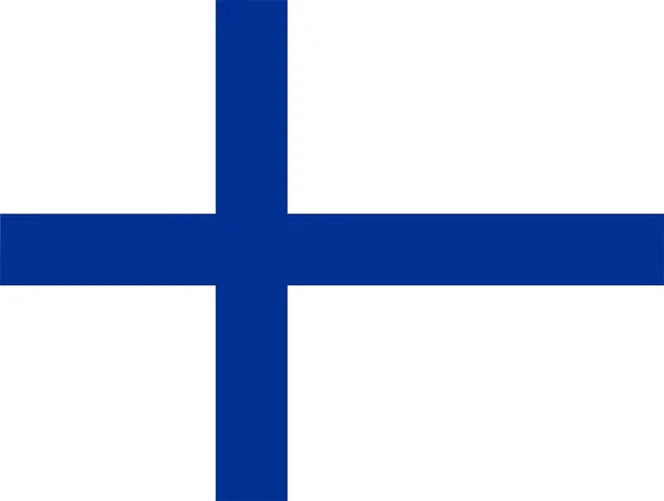 핀란드 깃발 — 스톡 사진
