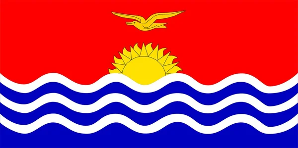 Bandera de Kiribati — Foto de Stock