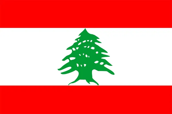 Lebanon Flag — Stock Photo, Image