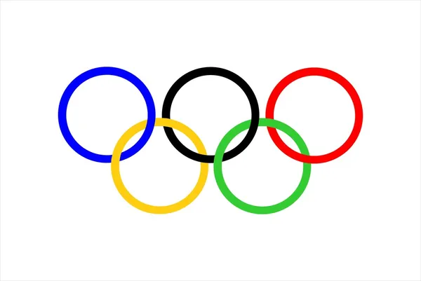 Olimpiai gyűrűk — Stock Fotó