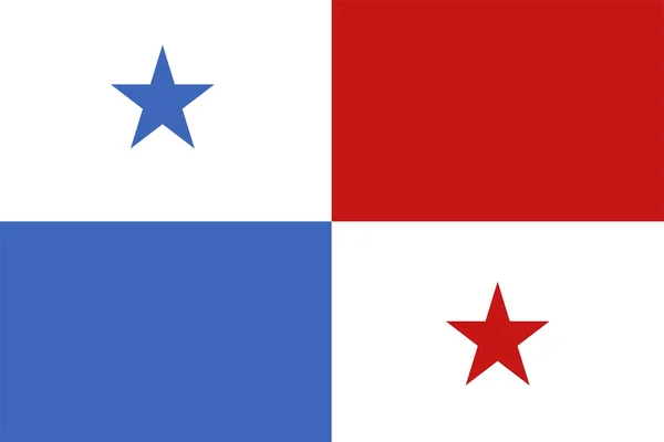 Прапор Панами — стокове фото