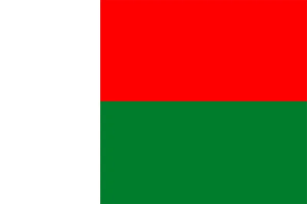Bandera de Madagascar —  Fotos de Stock