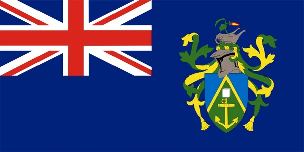 Flagge der Pitcairn-Inseln — Stockfoto