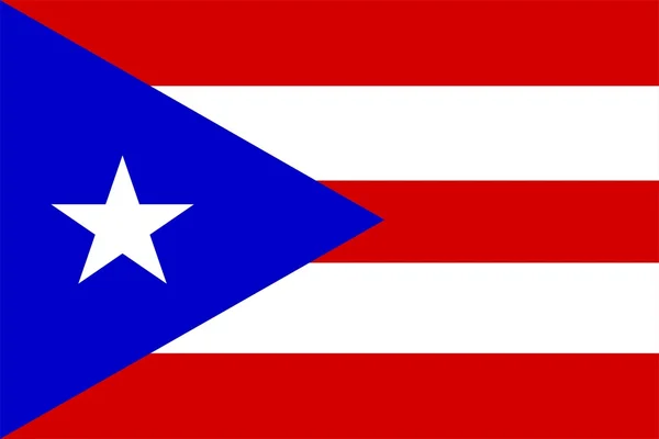 Vlag van Puerto Rico — Stockfoto