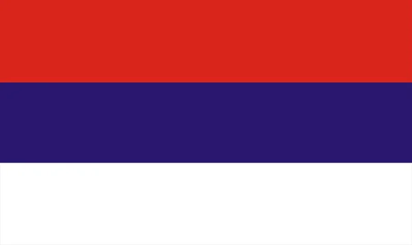 Flag Of Serbia — Stock Photo, Image