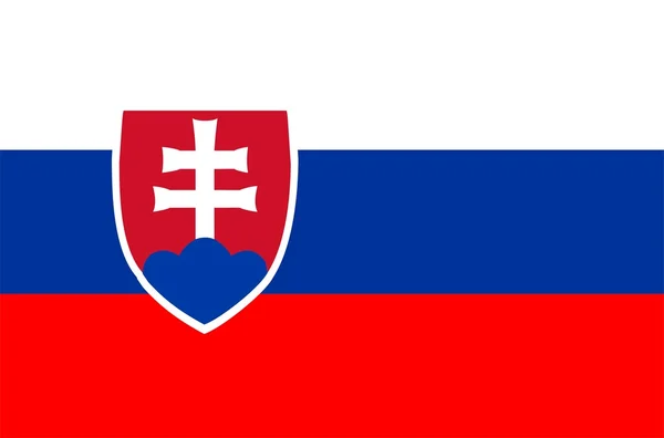 Eslováquia Bandeira — Fotografia de Stock
