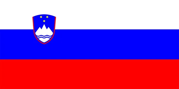 Flag Of Slovenia — Stock Photo, Image