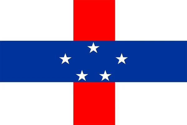 Bandeira das Antilhas Holandesas — Fotografia de Stock