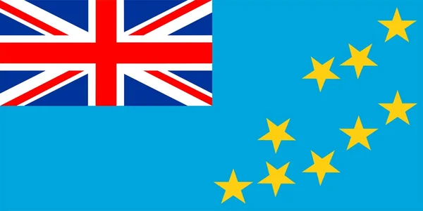 Bandeira de Tuvalu — Fotografia de Stock