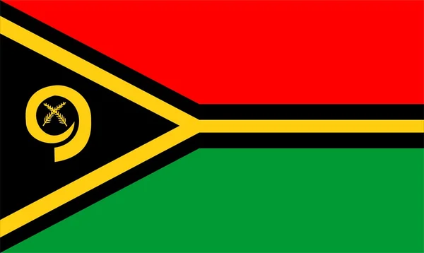 Flag Of Vanuatu — Stock Photo, Image