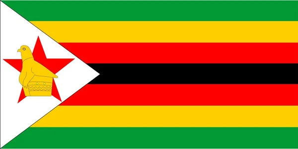 Flag Of Zimbabwe — Stock Photo, Image