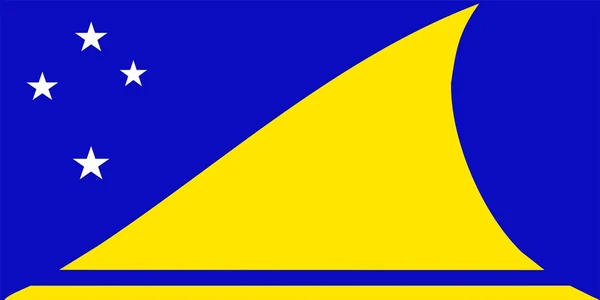Флаг Токелау — стоковое фото