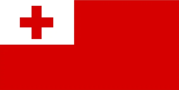 Σημαία της Τόνγκα — Φωτογραφία Αρχείου