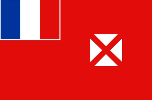 Wallis ve Futuna Adaları bayrağı — Stok fotoğraf