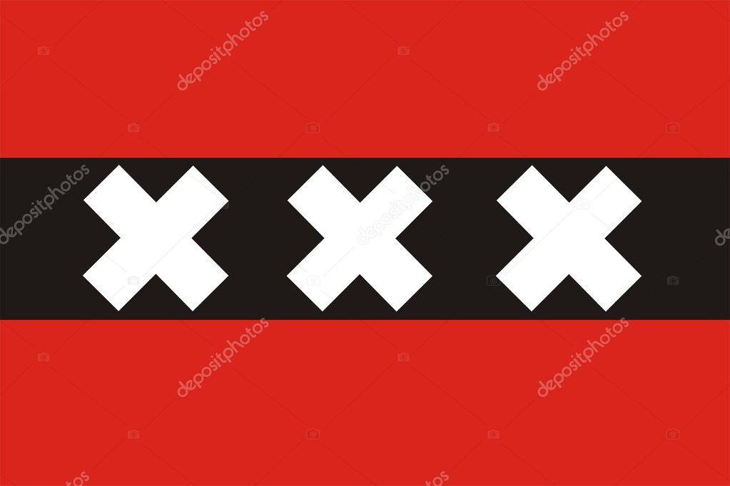 Flag Of Amsterdam