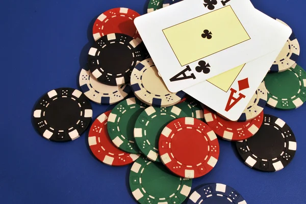 Poker Chips — Stock Photo, Image