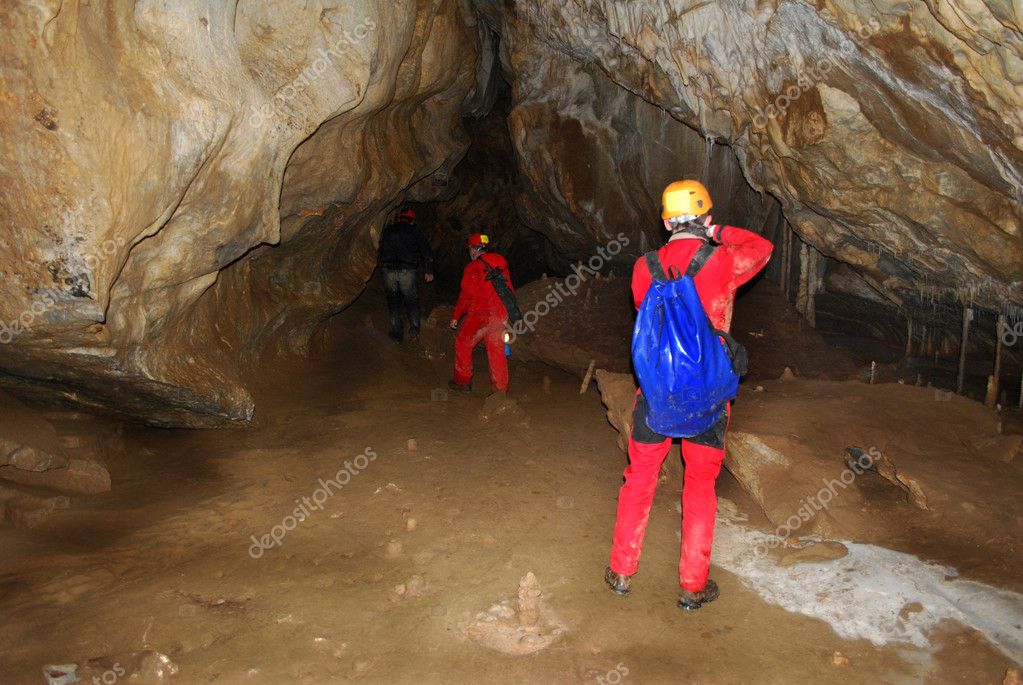 Man in cave — Stock Photo © tony4urban #1972123