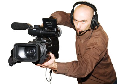 Cameraman clipart