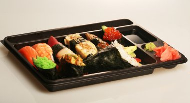 Japon geleneksel sushi set