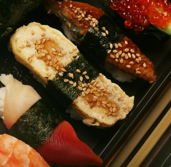 Japanese traditional sushi — Stock Photo, Image