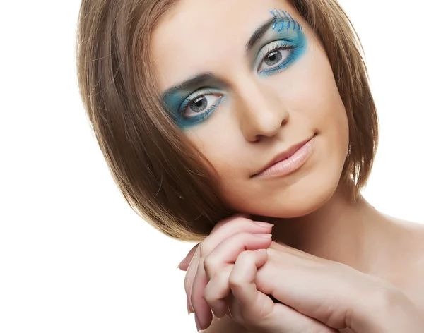 Creatieve make-up. — Stockfoto