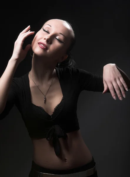 stock image Fetish model dancing