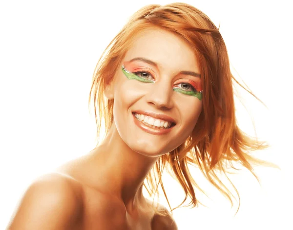 Redhaired woman — Stock Photo, Image
