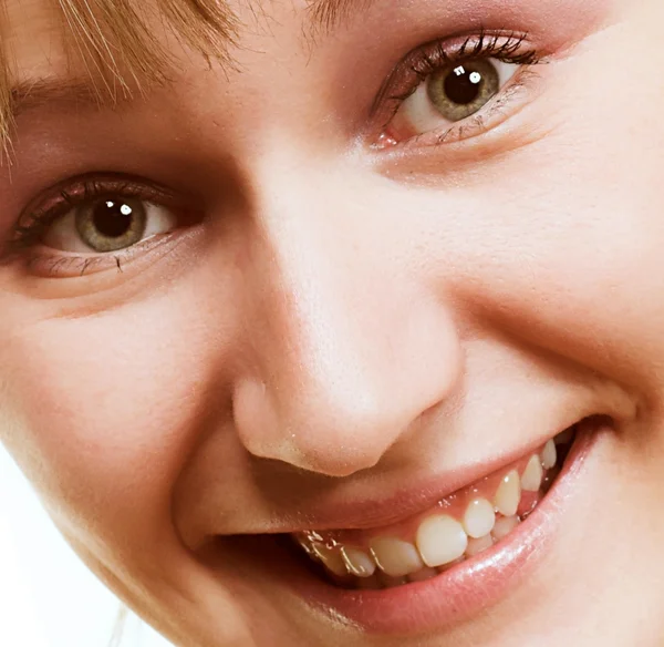 Close-up de um rosto bonito — Fotografia de Stock