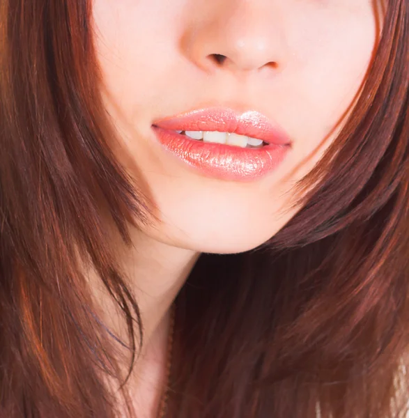 Lábios lindos — Fotografia de Stock