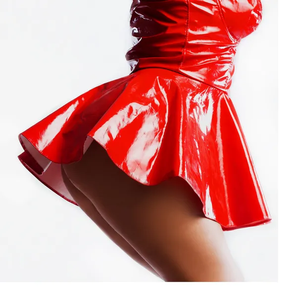 赤いドレス — ストック写真