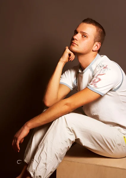 stock image Portrait of young man