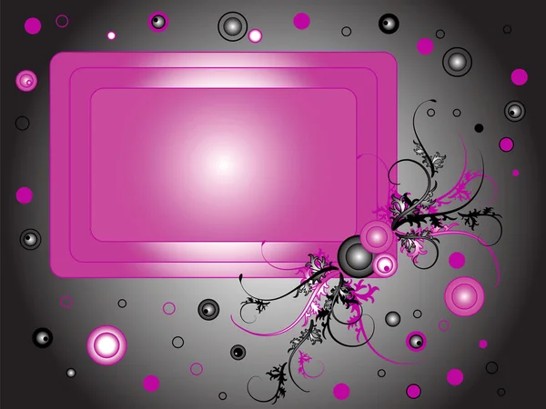 Рожева рамка — стоковий вектор