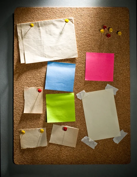 Pinboard notes fond — Photo