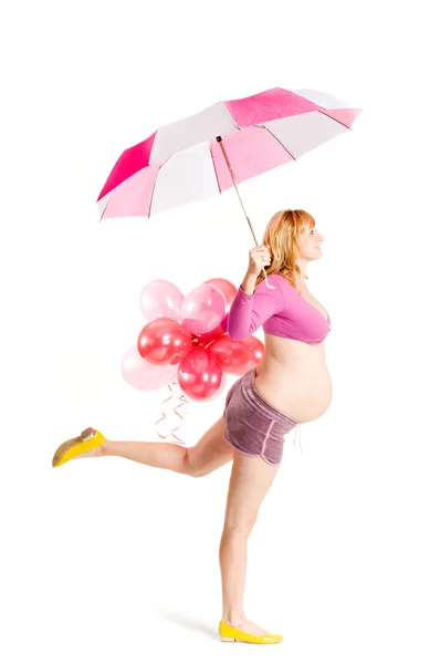 Boldog terhesség — Stock Fotó