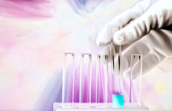 Chemische test-buizen — Stockfoto