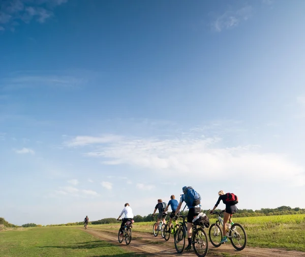 Relax biking in early morning — Stock Photo, Image