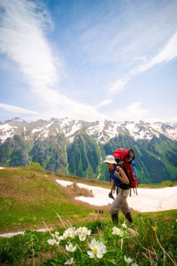 dağlarda trekking