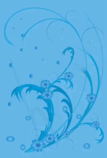 青花飾り — ストックベクタ