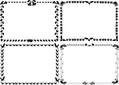 dört doğa çerçeveler