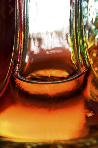 stock image Brandy in a bottle