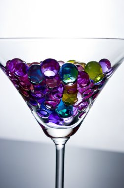 Martini with bubbles clipart