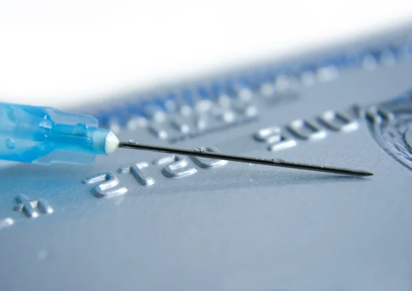 Inject credit card — Stock Photo, Image