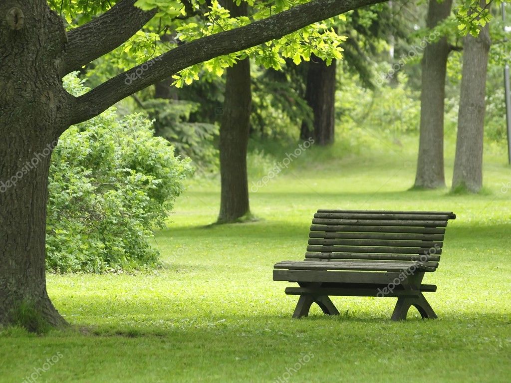 Park Bench Stock Photo by ©Laksen 1690229