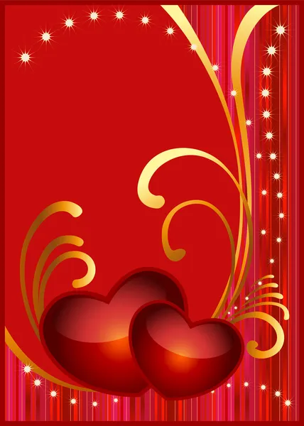 Carte pour la Saint-Valentin . — Image vectorielle