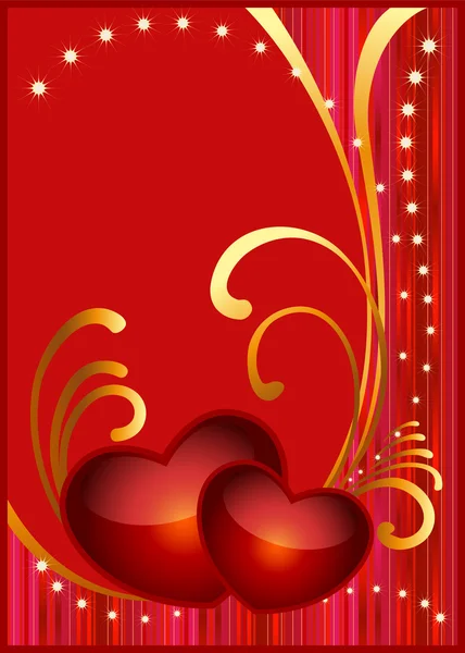 Carte pour la Saint-Valentin . — Image vectorielle