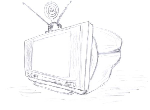 TV-Sketch — Stockfoto